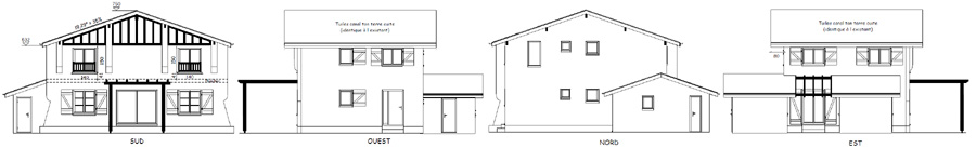 Projet d'extension de maison à Hossegor, Landes (40)