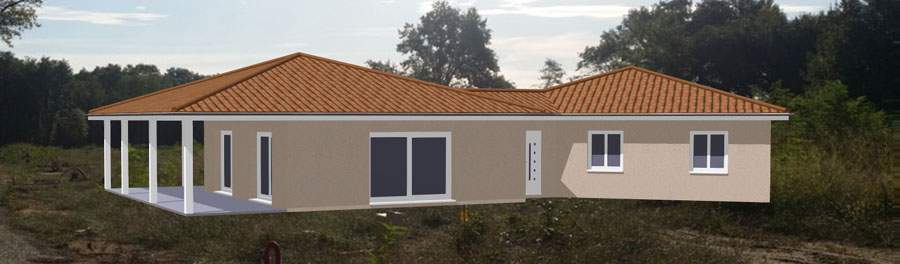 Plan de maison et permis de construire à Ousse-Suzan, Landes (40)
